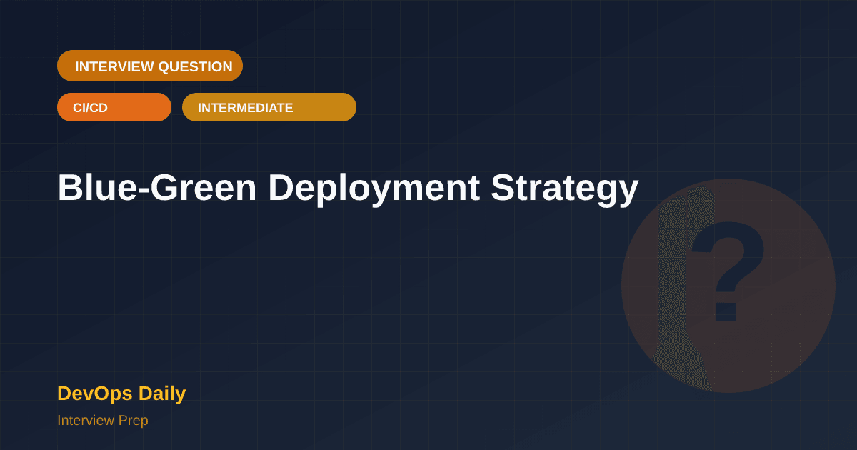 CI/CD Blue-Green Deployment